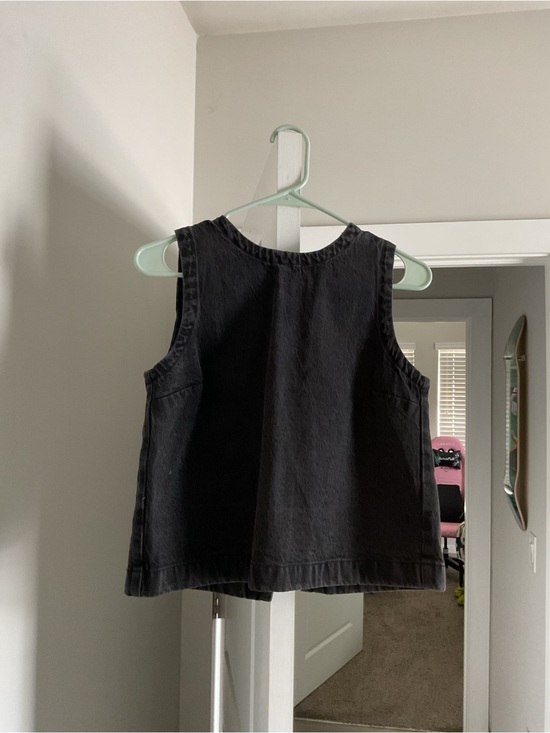Abercrombie & Fitch Tops - Abercrombie black denim shell top— xsmall
